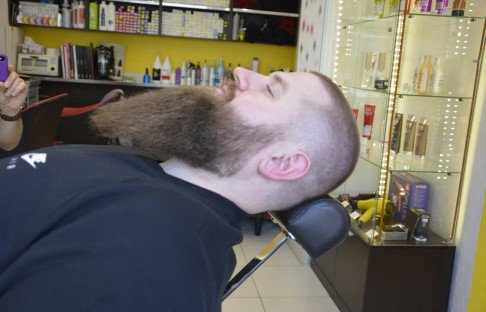 стрижка и борода от Саши 